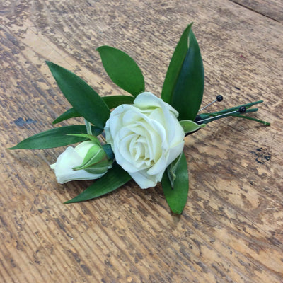 Boutonniere - Cabbage Rose