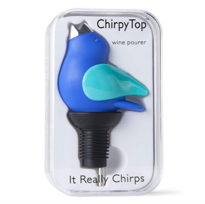 Chirpy Top Wine Pourer - Cabbage Rose